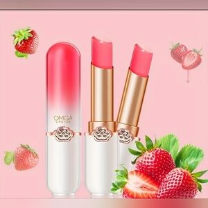 Strawberry Lip Balm Color Changing